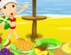 Juego Merienda de Frutas en la Playa